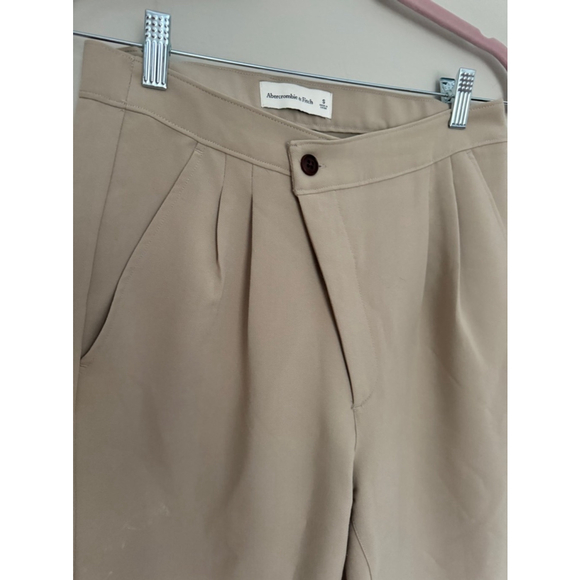 Women's Abercrombie & Fitch Beige Pants Size S - Picture 7 of 13